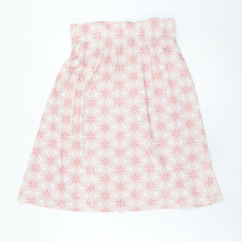 Mountain Warehouse Women's Pink Geometric A-Line Skirt Size 12