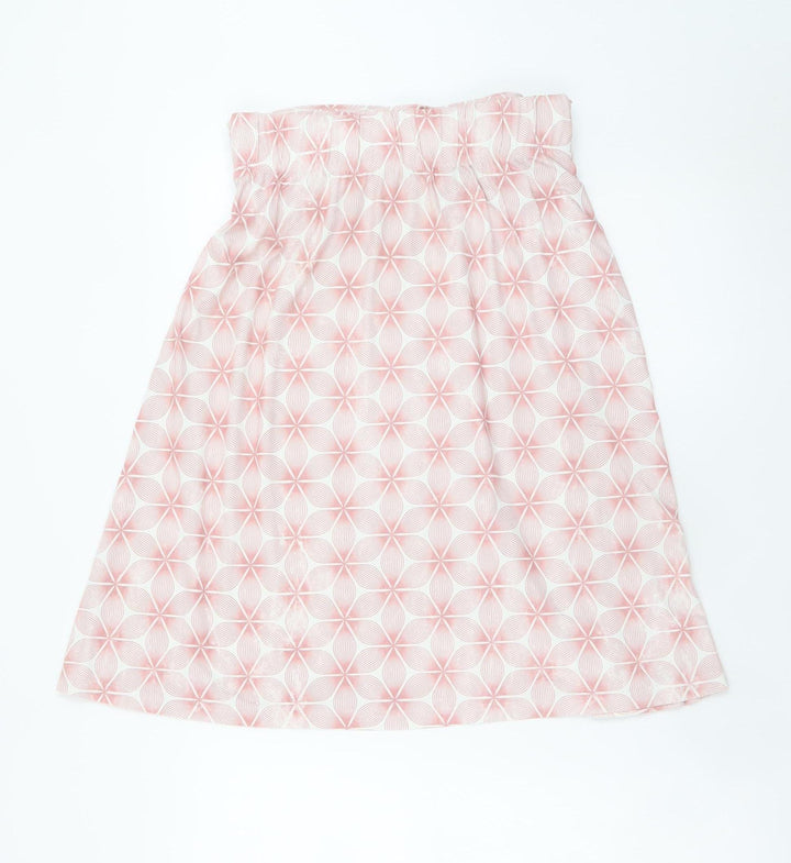 Mountain Warehouse Women's Pink Geometric A-Line Skirt Size 12