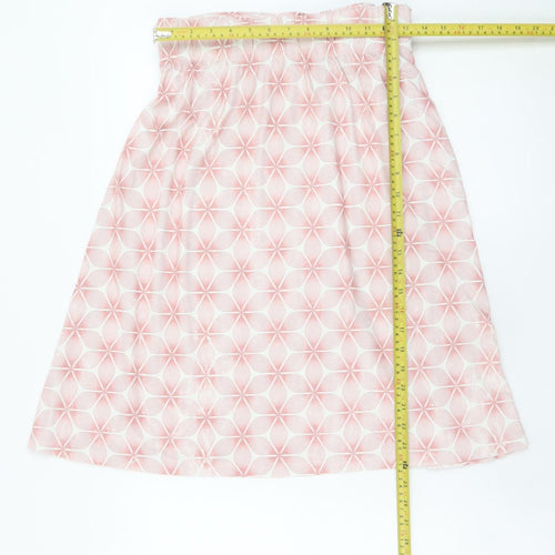 Mountain Warehouse Women's Pink Geometric A-Line Skirt Size 12