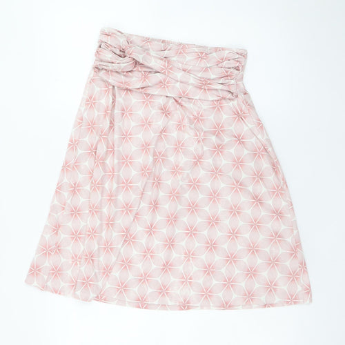 Mountain Warehouse Women's Pink Geometric A-Line Skirt Size 12