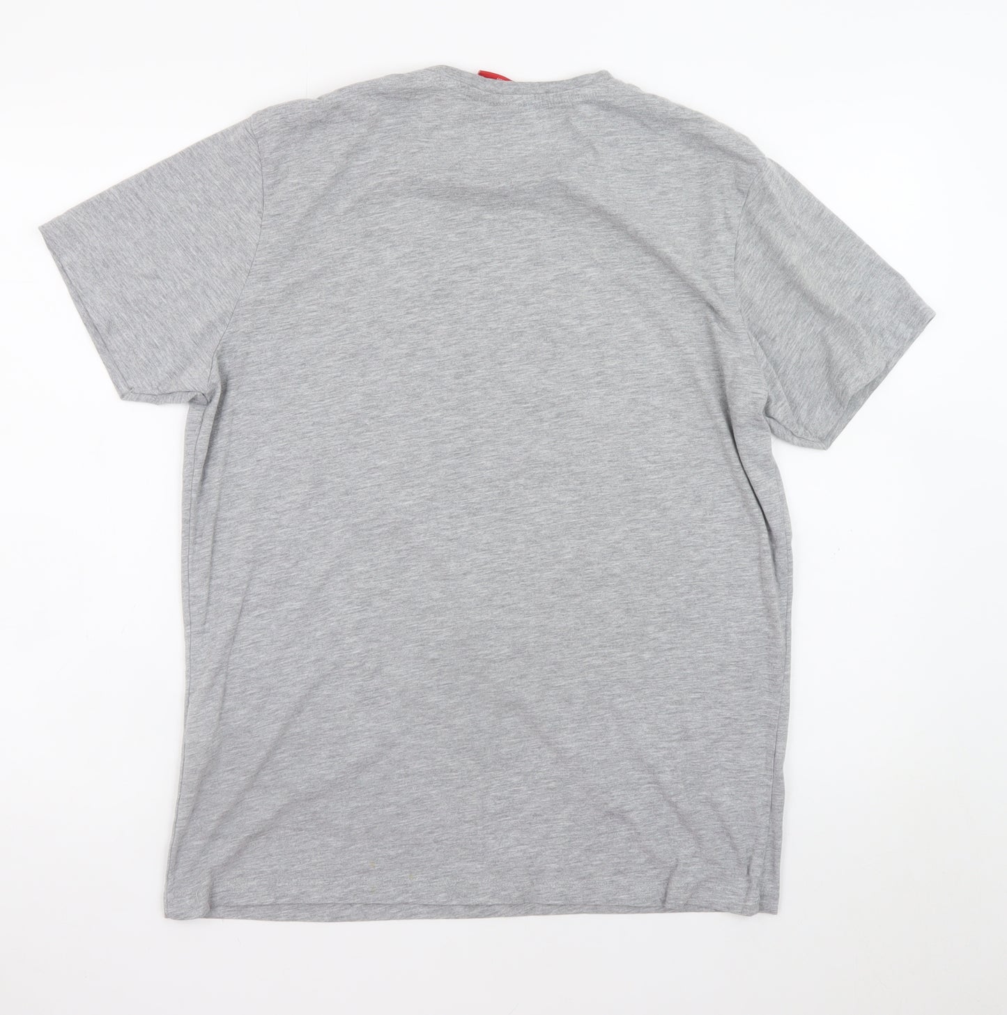 Coca-Cola Men's Grey Christmas Truck Graphic T-Shirt XL