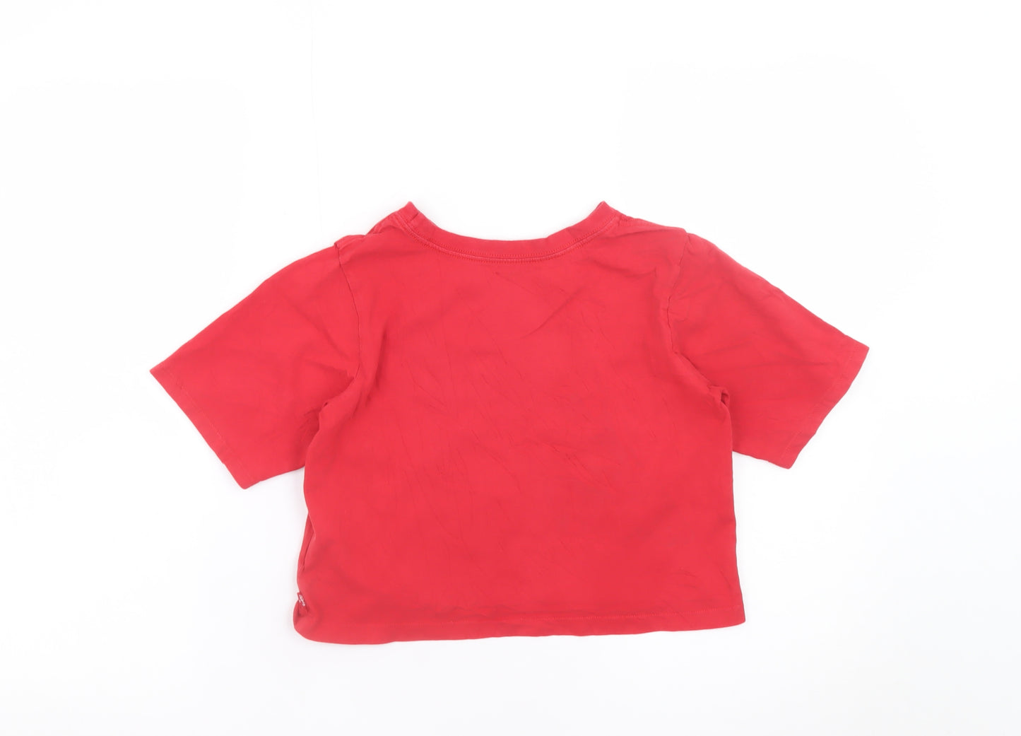 Levi's Girls Red 10 Years Classic Logo Cotton T-Shirt