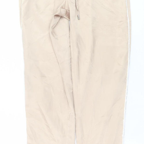 Manière De Voir Women's Beige Jogger Trousers Size 10 Polyester