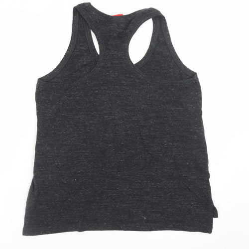 Nike Men's Black Sleeveless Sports T-Shirt M Cotton Blend