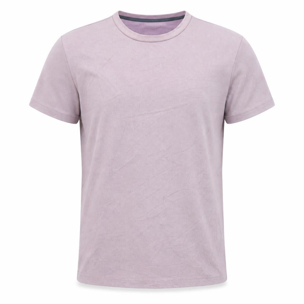 SELECTED HOMME Men's Purple Short Sleeve Crew Neck T-Shirt Size S