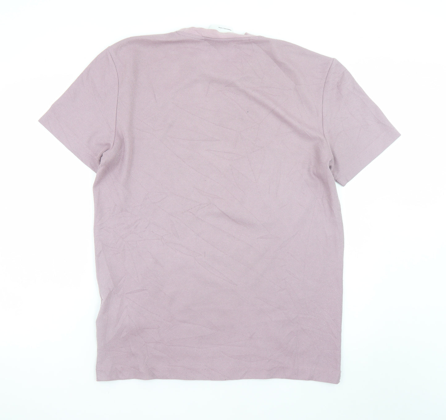 SELECTED HOMME Men's Purple Short Sleeve Crew Neck T-Shirt Size S
