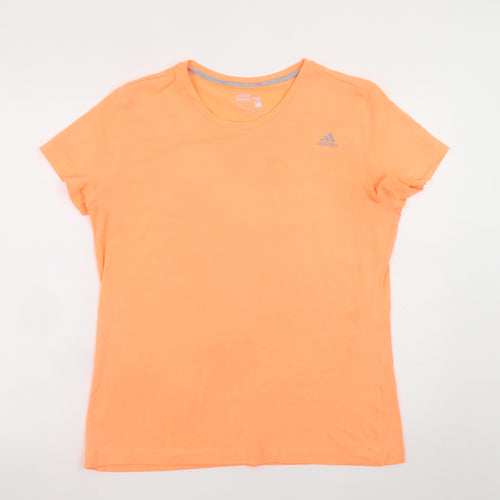 Adidas Men's Orange XL Climalite Prime Tee T-Shirt