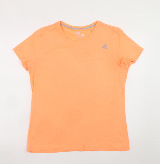 Adidas Men's Orange XL Climalite Prime Tee T-Shirt