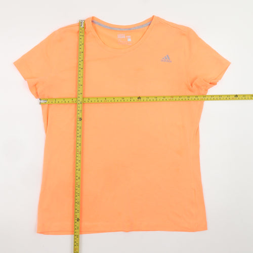 Adidas Men's Orange XL Climalite Prime Tee T-Shirt