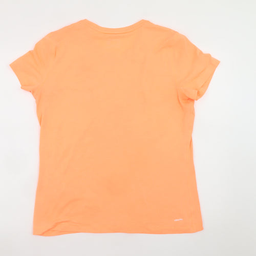 Adidas Men's Orange XL Climalite Prime Tee T-Shirt