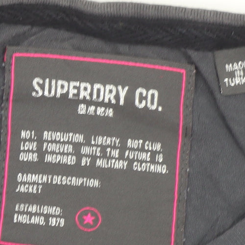 Superdry Women's Grey Graphic 1979 Tour T-Shirt Size 8