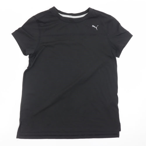 Puma Mens Black Drycell Athletic Fit Short Sleeve T-Shirt Size L