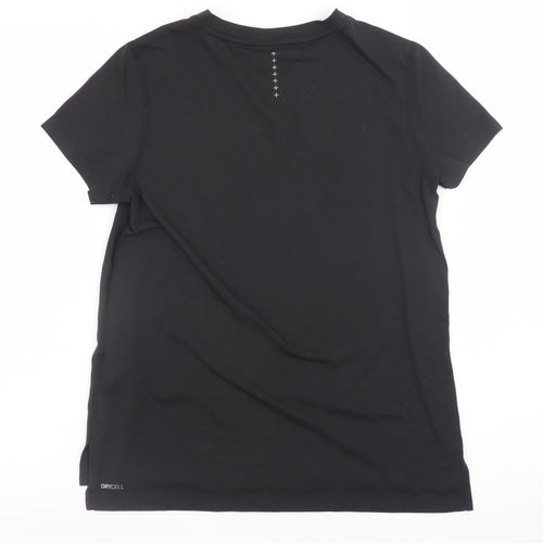 Puma Mens Black Drycell Athletic Fit Short Sleeve T-Shirt Size L