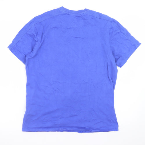 Umbro Men's Blue Huddersfield Town Short Sleeve T-Shirt Size M