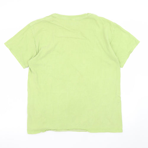 Vintage Supply Women’s Green 100% Cotton Graphic T-Shirt Size S