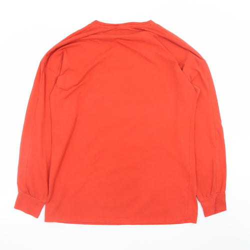 Alphalete Men's Red Long Sleeve Performance Fit T-Shirt L