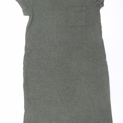 C&C California Women’s Grey T-Shirt Dress S Short Sleeve Casual
