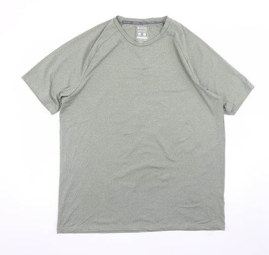 Mountain Warehouse Men's Grey XL Isocool Quick Dry T-Shirt