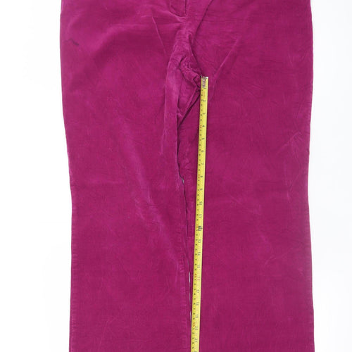 Orvis Women's Pink Corduroy Straight Jeans Size 16 Regular