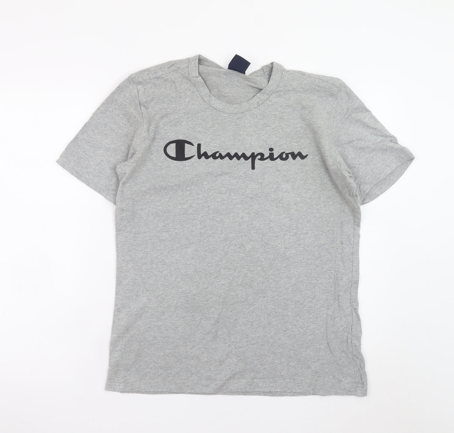 Champion Men's Grey Crew Neck Short Sleeve T-Shirt Size S