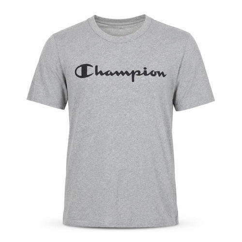 Champion Men's Grey Crew Neck Short Sleeve T-Shirt Size S