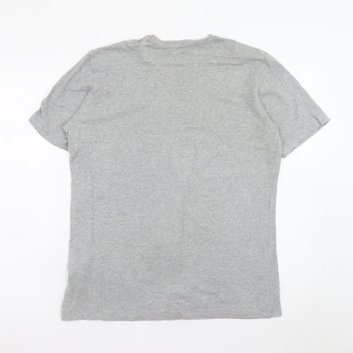 Champion Men's Grey Crew Neck Short Sleeve T-Shirt Size S