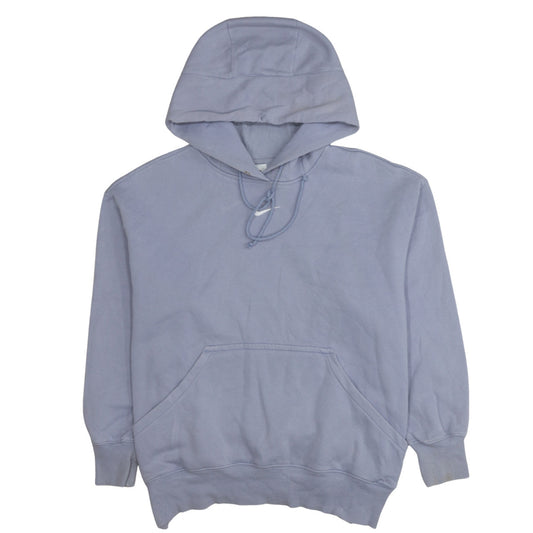 Nike Women’s Blue Pullover Hoodie Medium Cotton Blend Casual