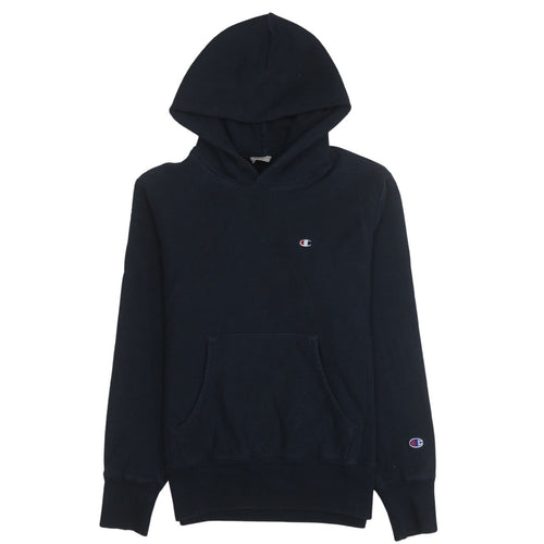 Champion Men's Blue Reverse Weave Pullover Hoodie Size L