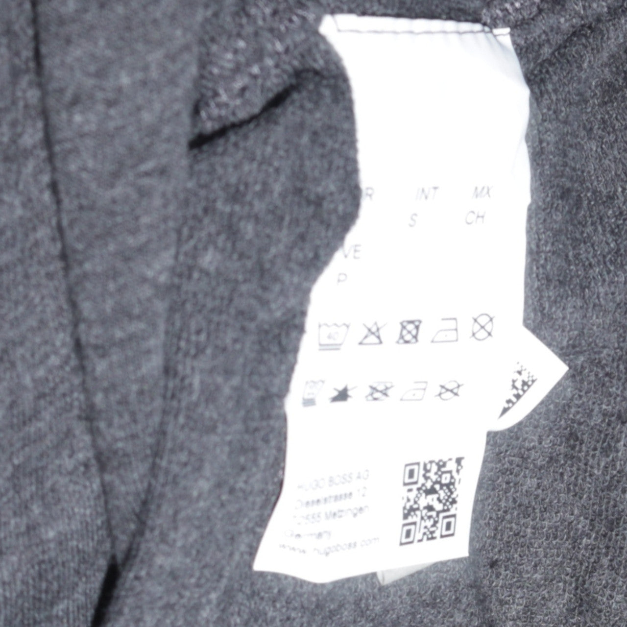 Hugo Boss Men's Grey Track Jacket Size M Full Zip Lightweight