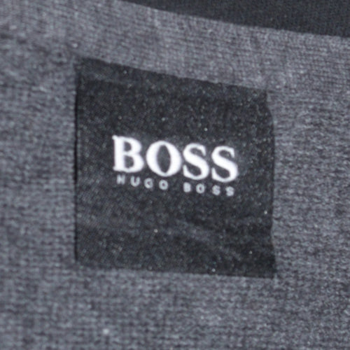 Hugo Boss Men's Grey Track Jacket Size M Full Zip Lightweight