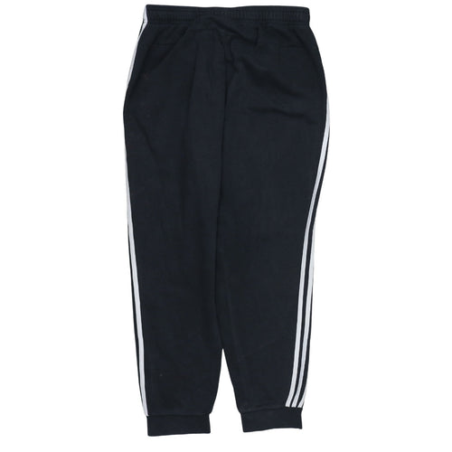 Adidas Men's Black Jogger Trousers L Fleece Regular Fit Sportswear