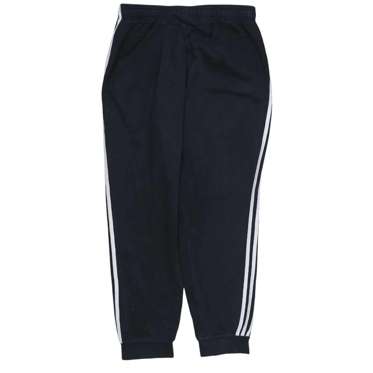 Adidas Men's Black Jogger Trousers L Fleece Regular Fit Sportswear