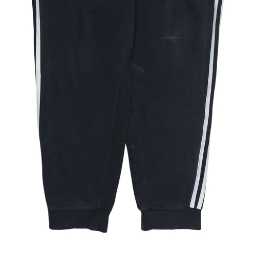 Adidas Men's Black Jogger Trousers L Fleece Regular Fit Sportswear