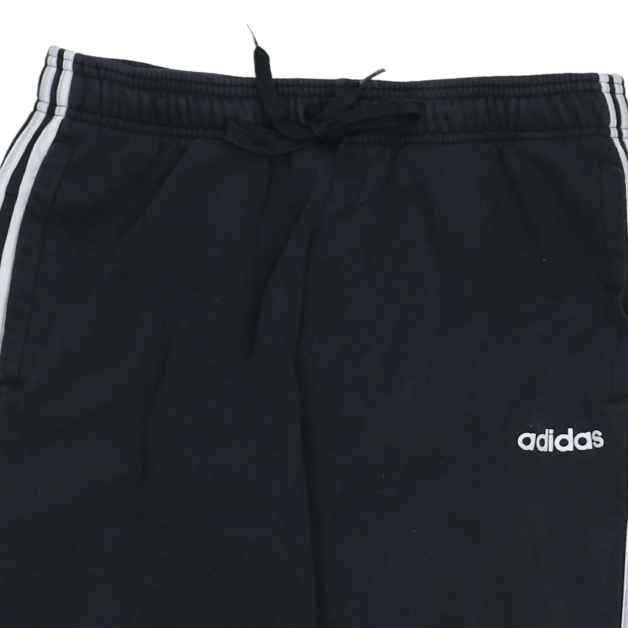 Adidas Men's Black Jogger Trousers L Fleece Regular Fit Sportswear