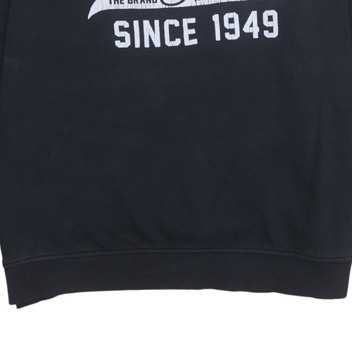 Adidas Originals Men's Black XL Crew Neck Sweatshirt Retro Logo