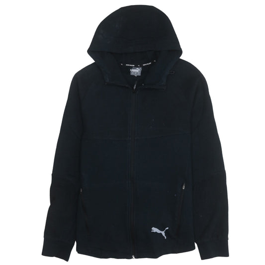Puma Men's Black Full Zip Hoodie Size M Sportswear Fleece