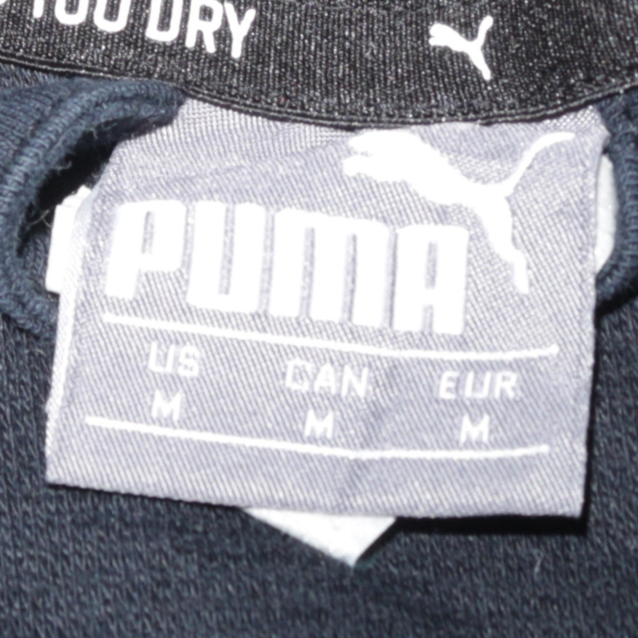 Puma Men's Black Full Zip Hoodie Size M Sportswear Fleece