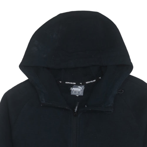 Puma Men's Black Full Zip Hoodie Size M Sportswear Fleece