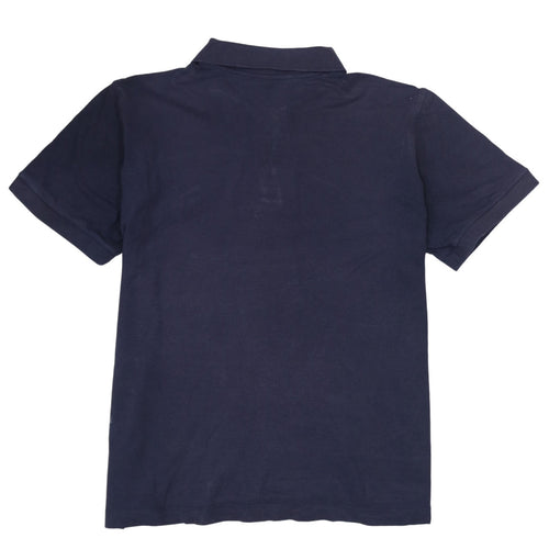 Puma Men’s Blue Cotton Polo Shirt L Regular Fit Sports Style
