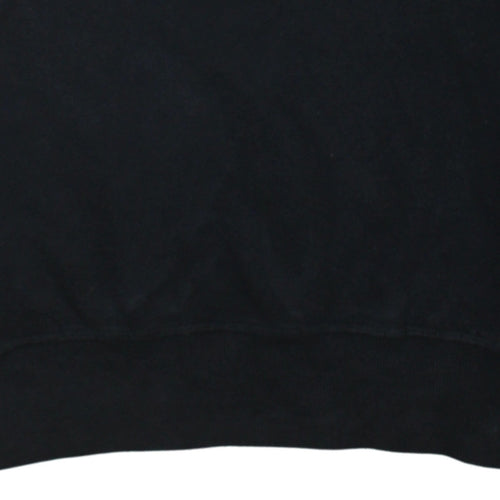 Ellesse Men's Black Crew Neck Embroidered Sweatshirt Size S