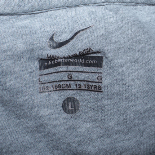 Nike Boys Navy Blue Crew Neck Pullover Sweatshirt 12-13 Years Cotton Blend