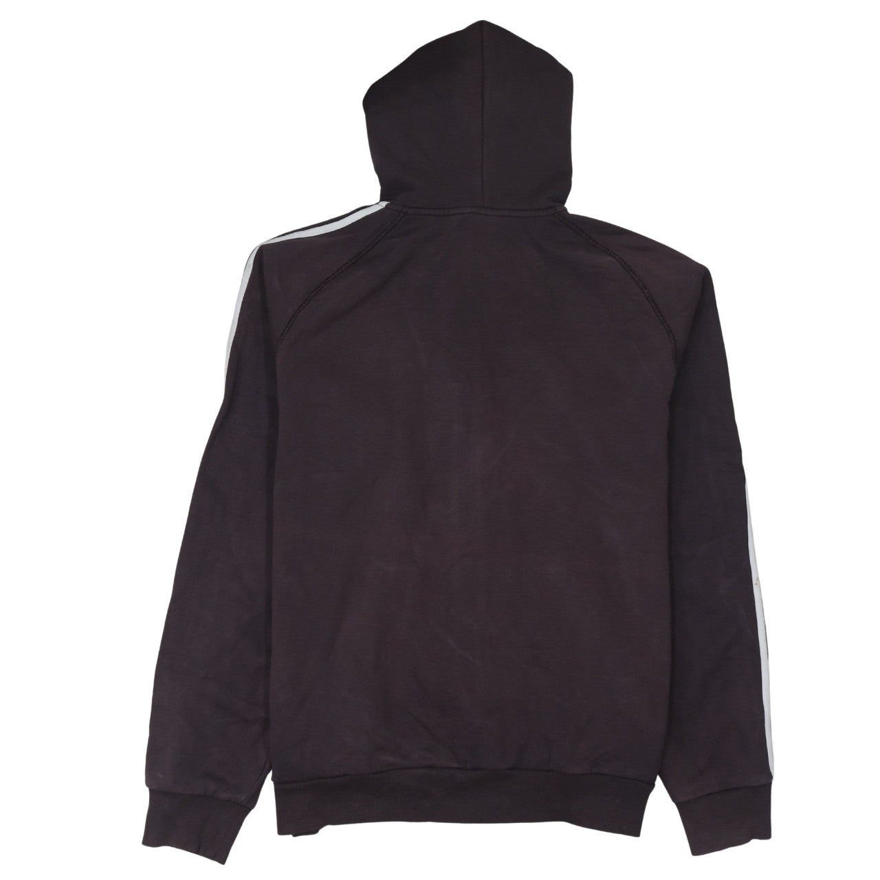 Adidas Men's Black XL Full Zip Hoodie Essentials Cotton Blend