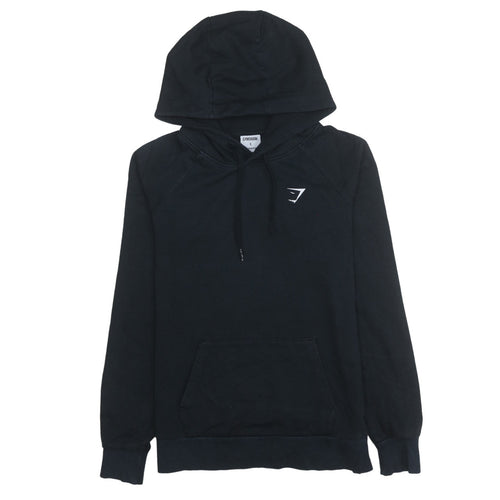 Gymshark Men's Black Pullover Hoodie Size S Regular Fit