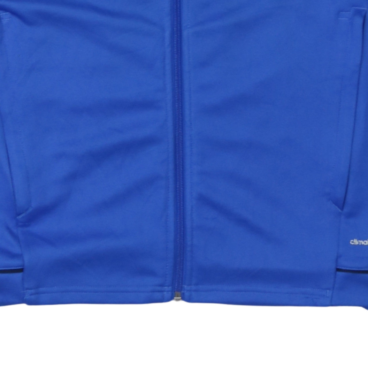 Adidas Men's Blue Climalite Track Jacket Size L Full Zip Sportswear