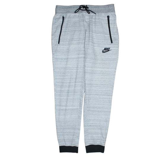 Nike Men’s Grey Jogger Trousers L Regular Fit French Terry Activewear