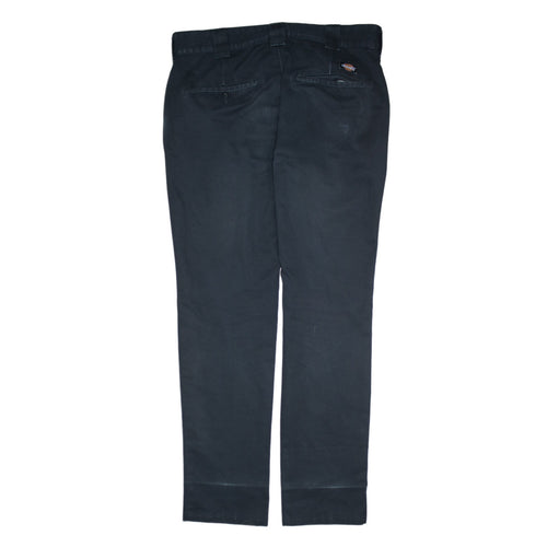 Dickies Men's Black Regular Fit Chino Work Trousers W33 L32