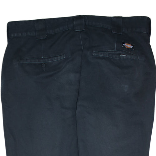 Dickies Men's Black Regular Fit Chino Work Trousers W33 L32