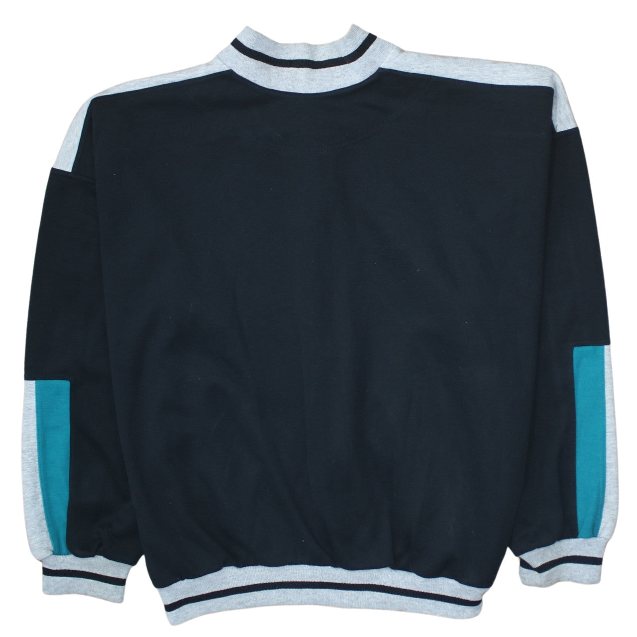 Victory Men's Black Track Jacket L Colourblock Sports Zip Up