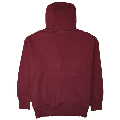 Nike Men's Red Pullover Hoodie Medium Fleece Sweatshirt
