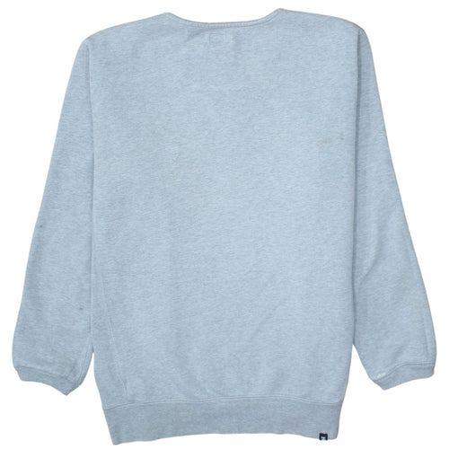 DC Men's Grey Crew Neck Pullover Sweatshirt M Regular Fit